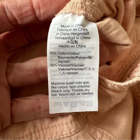 Madewell Top-Stitched Coverall Jumpsuit in Bashful Blush Pink - Picture 6 of 13